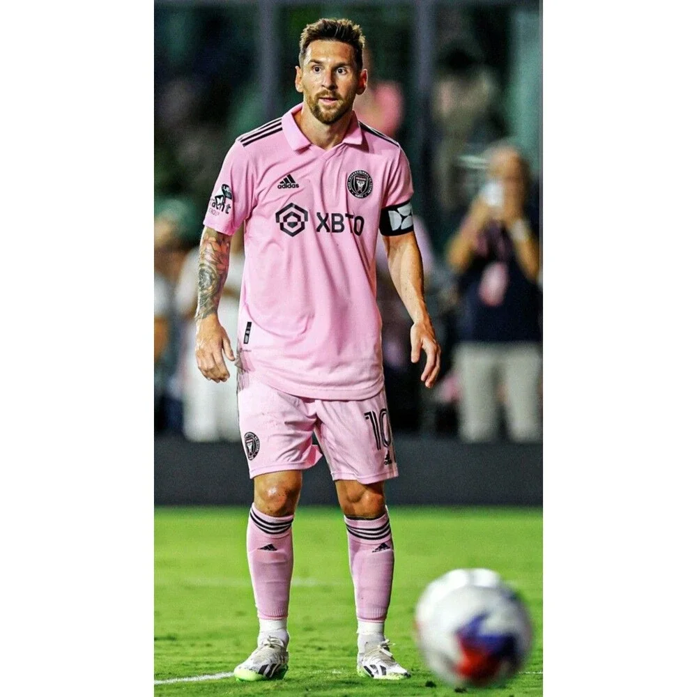 Lionel Messi (Adidas)-(Inter)-(Miami)-(Pink)-(Jersey)-(New)-(Size:L)-$98.00 - Picture 4 of 11